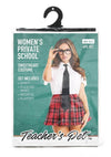 Tp Private School Sweetheart 4pc Red Os
