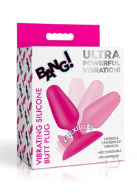 Bang Flexible Vibe Butt Plug Pnk