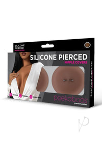 Peekaboo Silicone Pierce Nipp Covers Brn