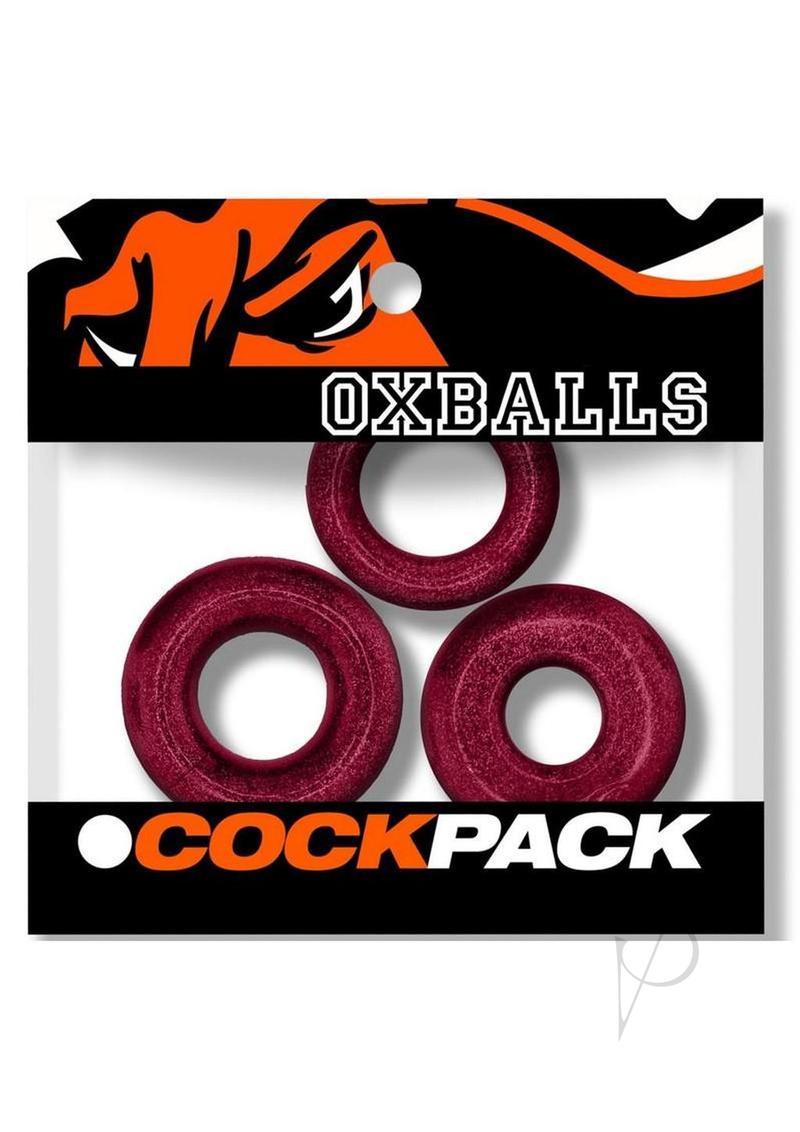 Cockpack Multi  cockring 3pk Cherry Lips