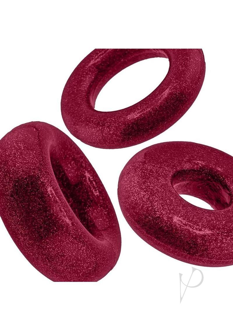 Cockpack Multi  cockring 3pk Cherry Lips