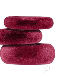 Cockpack Multi  cockring 3pk Cherry Lips
