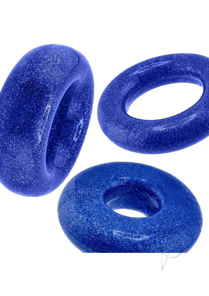 Cockpack Multi  cockrings 3pk Blu Fire