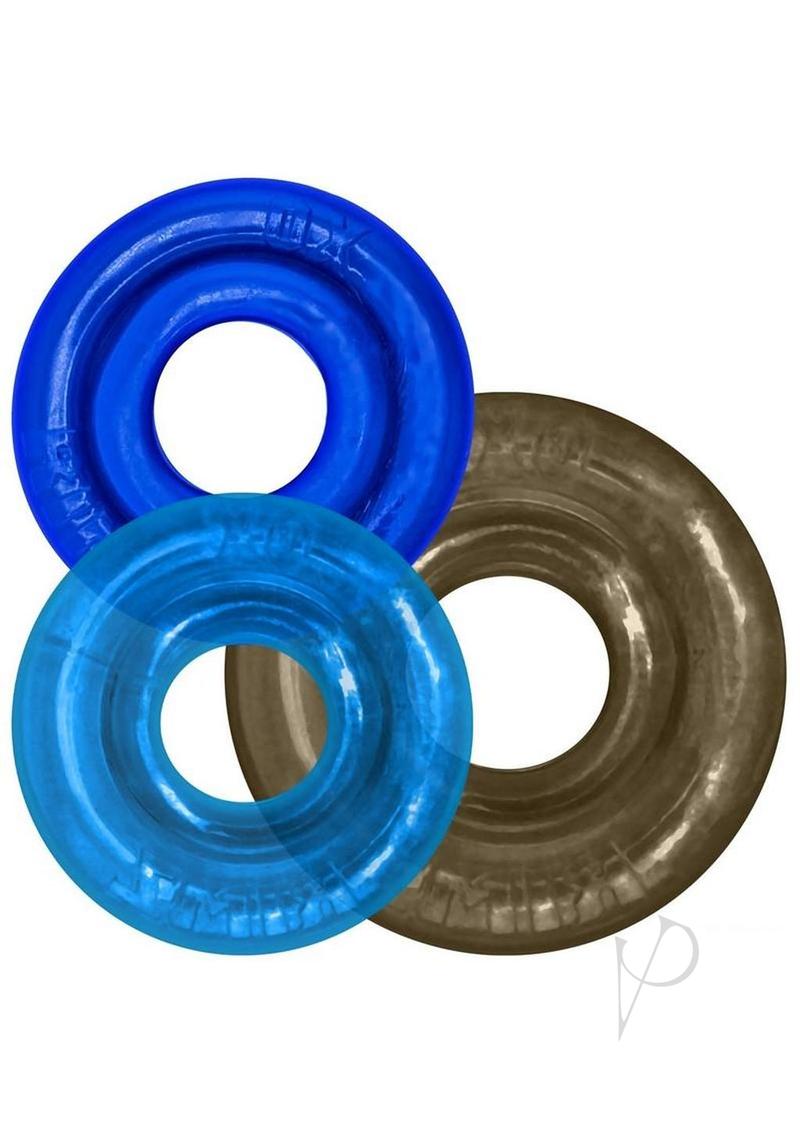 Rimringz Multi Size Rings 3pk Cool Blu