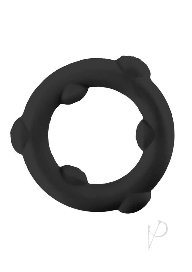 Spinner Single Silicone Ring Black