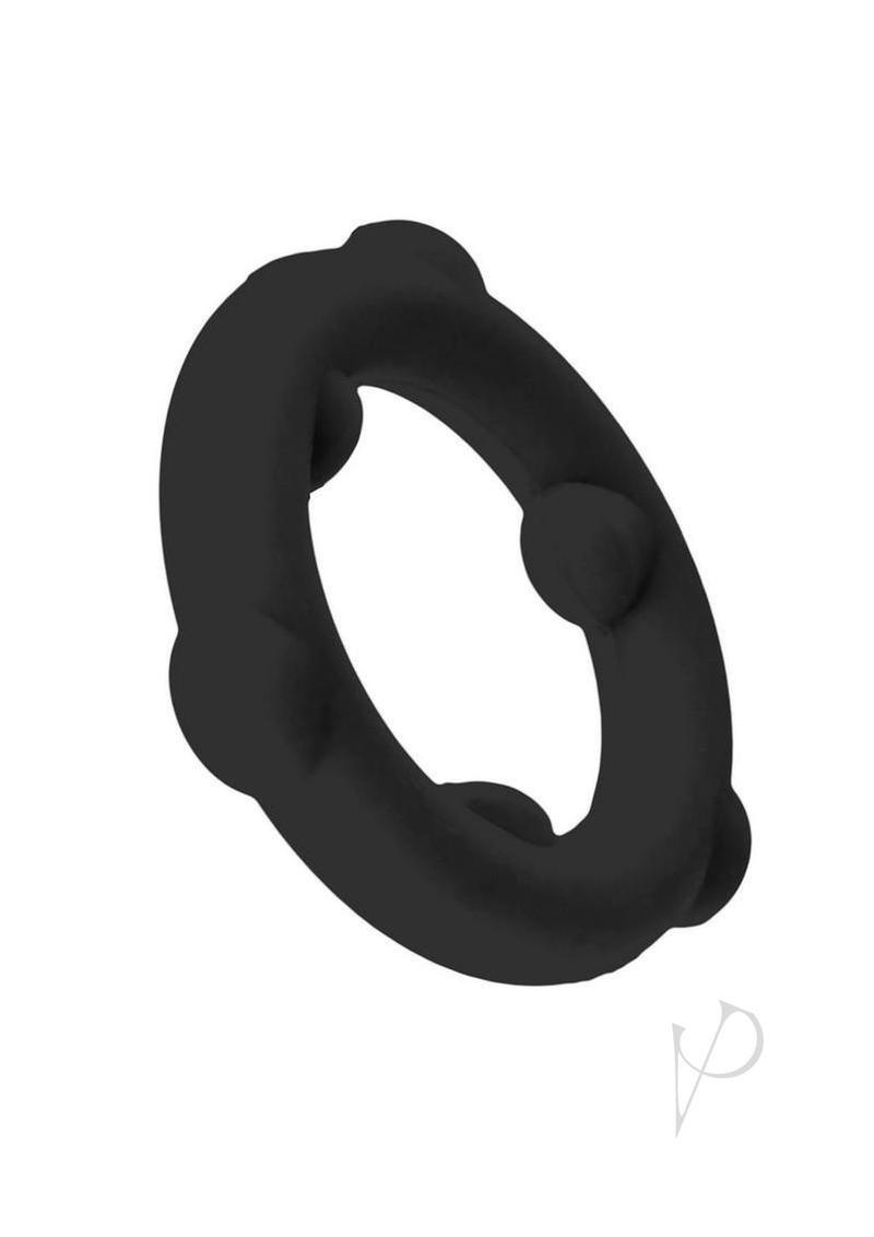 Spinner Single Silicone Ring Black