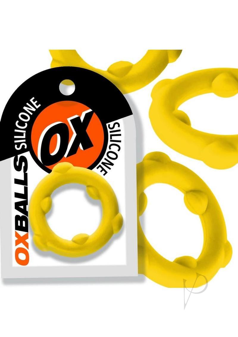 Spinner Single Silicone Ring Yellow