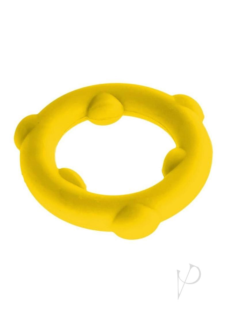 Spinner Single Silicone Ring Yellow