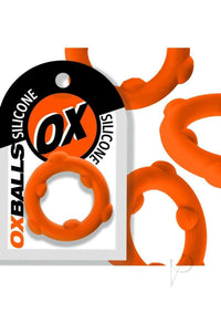 Spinner Single Silicone Ring Orange