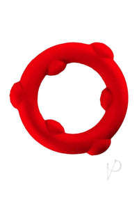 Spinner Single Silicone Ring Red