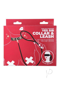 Punishent Yes Sir Collar Leash Rose