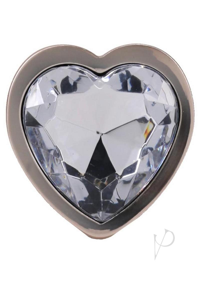 Booty Bling Heart Metal Plug Sm Gld