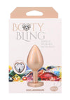 Booty Bling Heart Metal Plug Md Gld