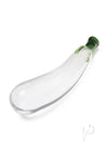 Eggplant Ecstasy Glass Dildo 7.25 Grn