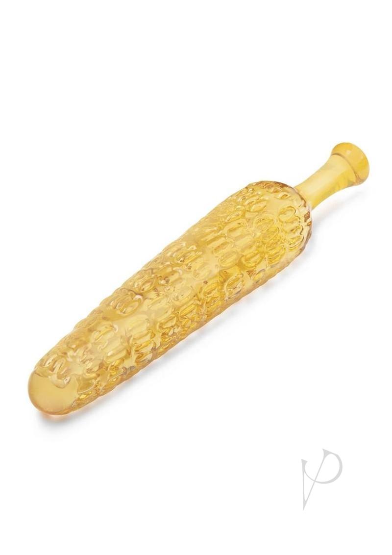 Cornstar 8 Glass Dildo Ylw