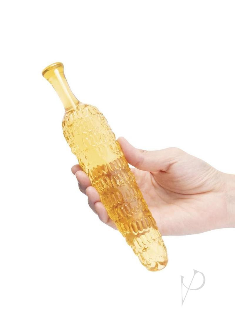 Cornstar 8 Glass Dildo Ylw