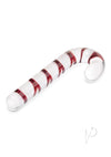 Candy Cane Dream Glass Dildo 7.5