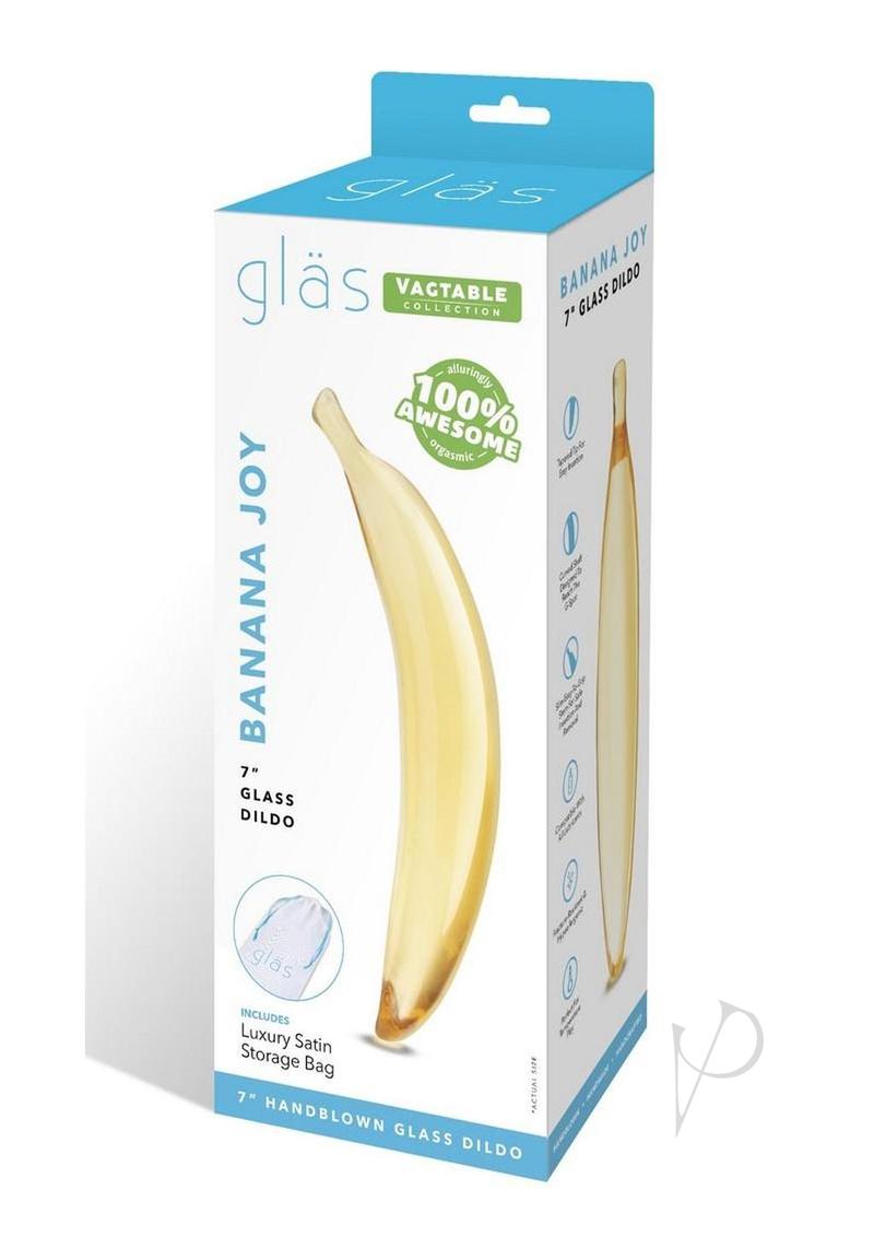 Banana Joy Glass Dildo 7 Ylw