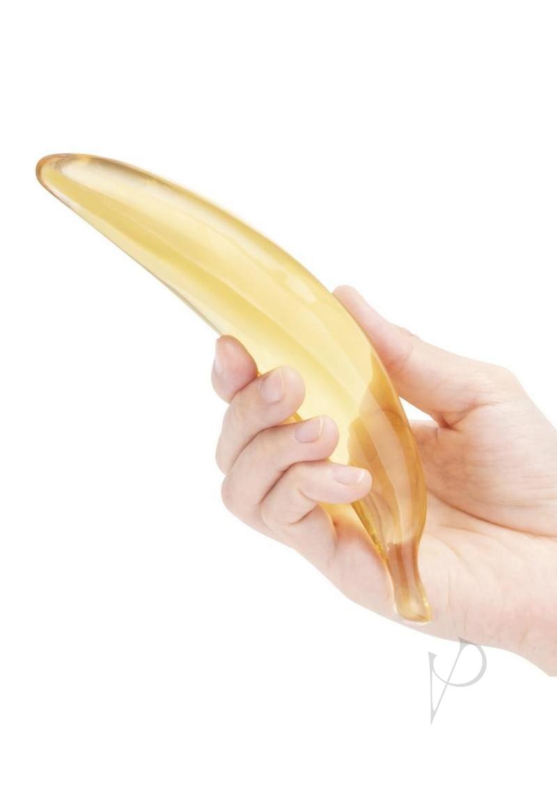Banana Joy Glass Dildo 7 Ylw