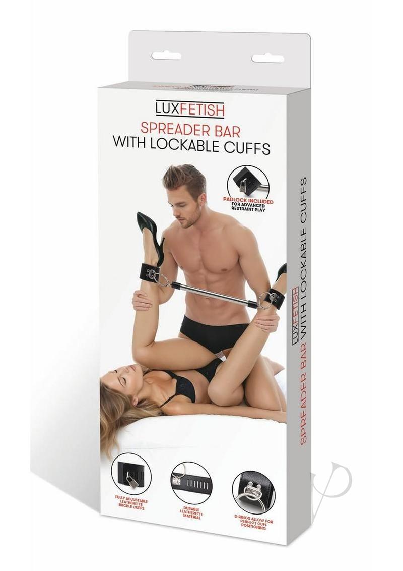 Spreader Bar Lockable Cuff Blk/slv