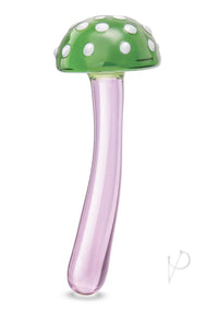 Magic Mushroom Glass Dildo 7..5 Pnk