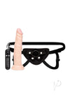 Vibrating Strap On Dildo Set 7.5