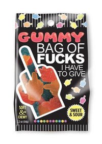 Bag Of Fucks I Have To Give Sour Gummies