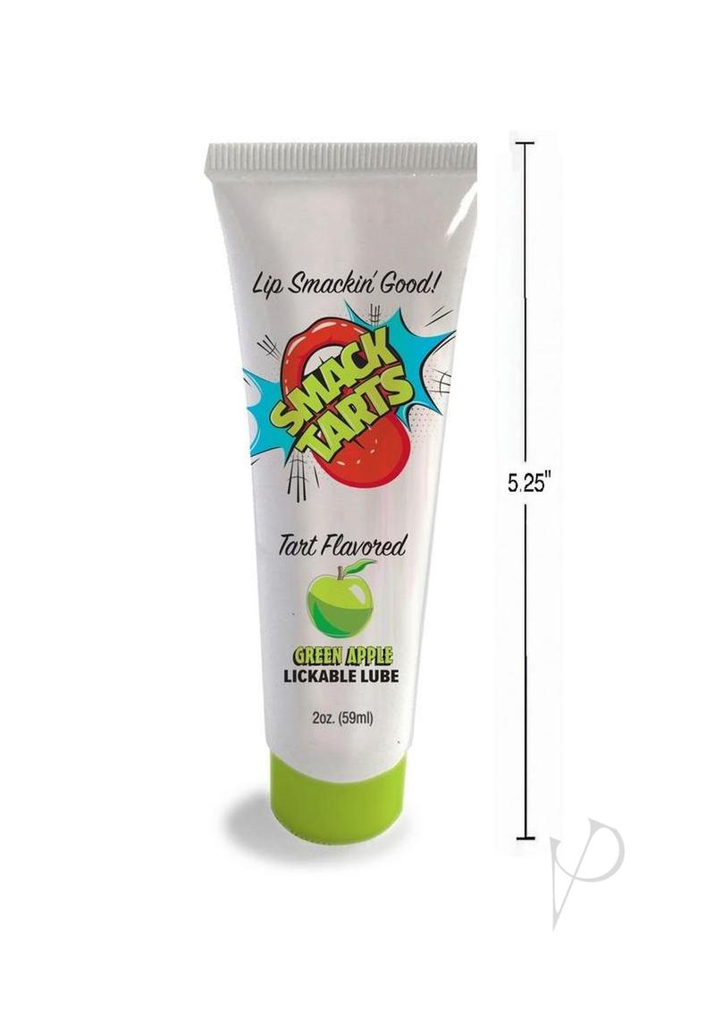 Smack Tarts Lickable Lube 2oz Grn Apple