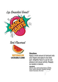 Smack Tarts Lickable Lube 2oz Watermelon