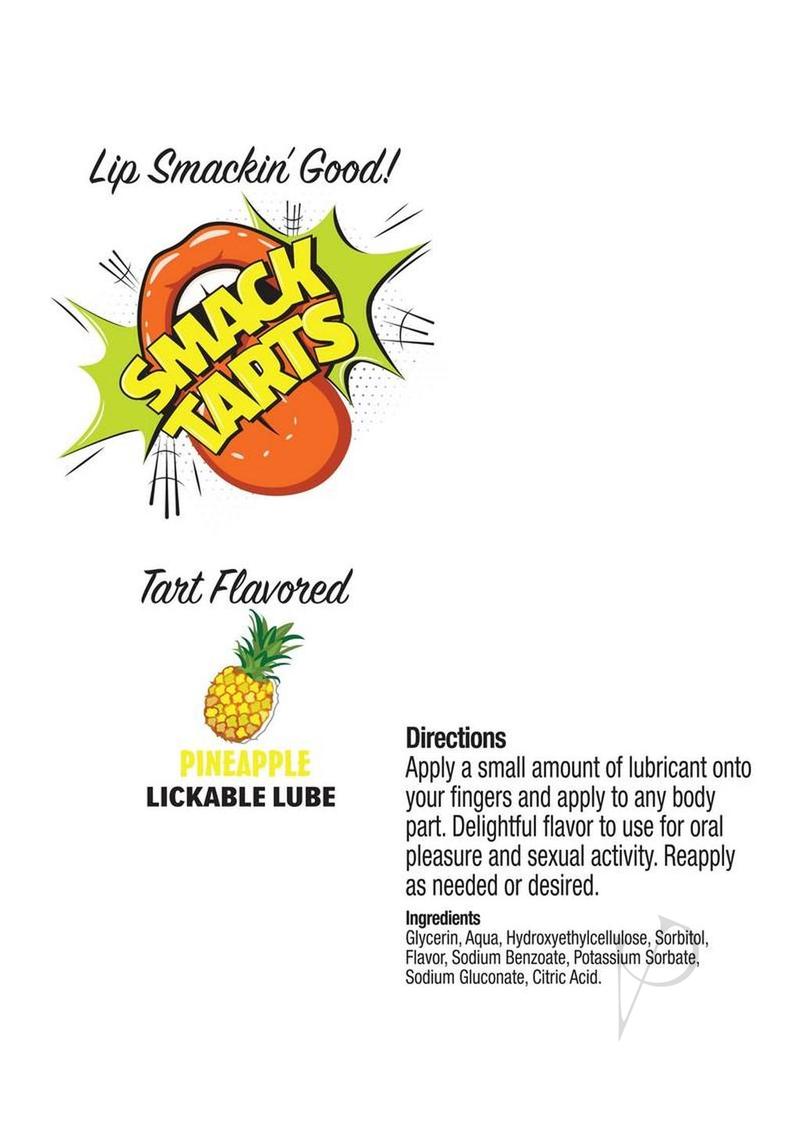 Smack Tarts Lickable Lube 2oz Pineapple