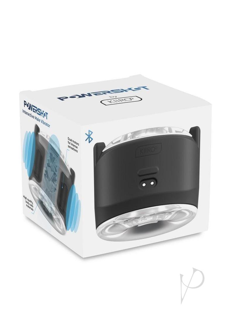 Powershot Interactive Male Vibrator Blk