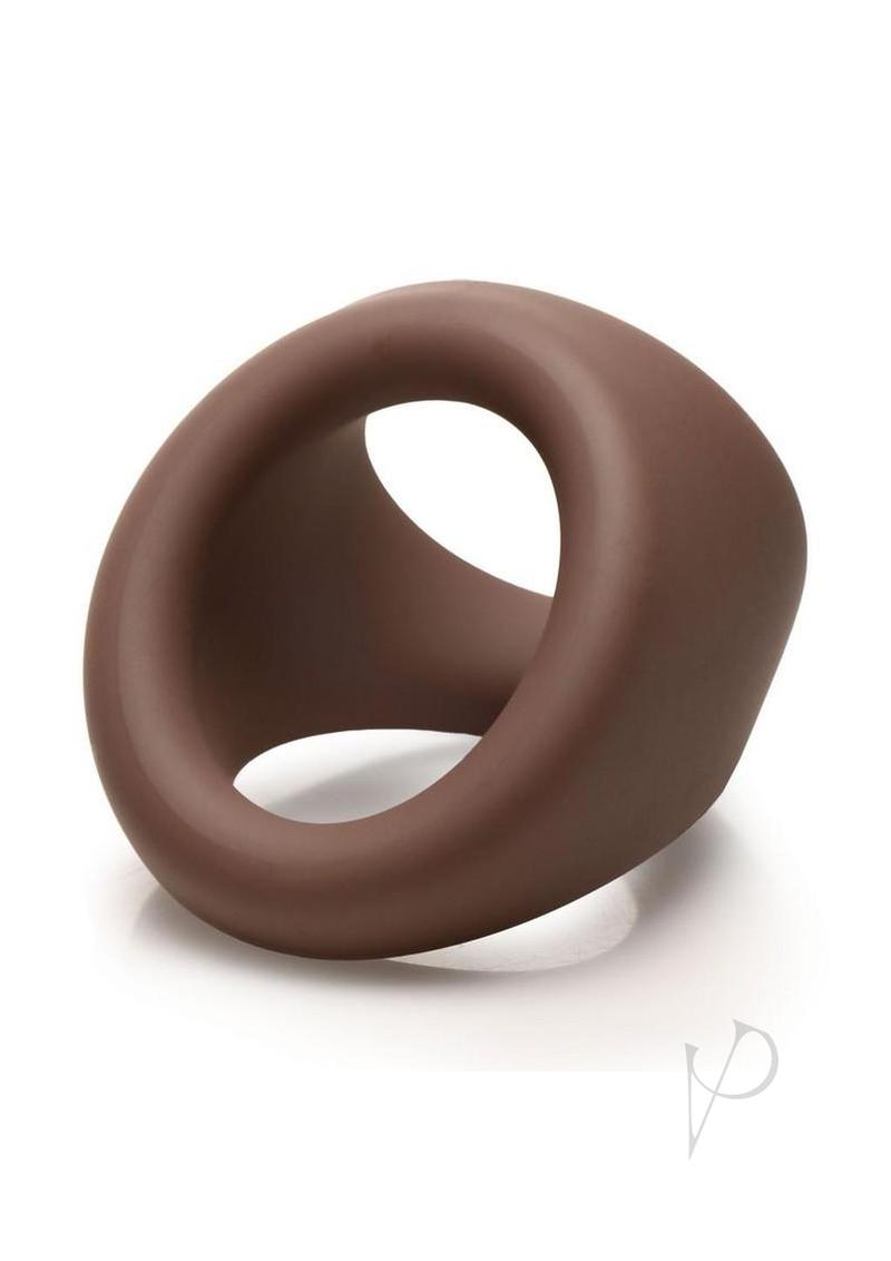 Jock Silicone Cock Ball Ring Dark