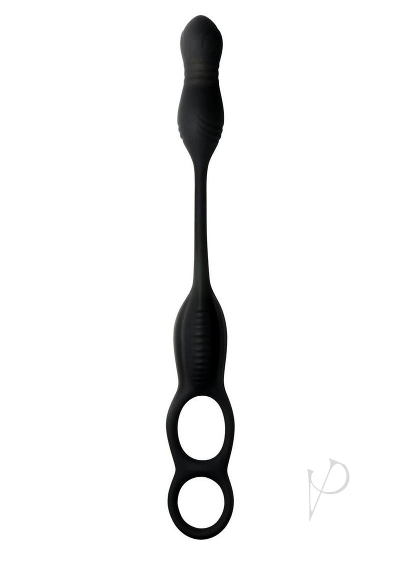 Jock Hyper Thrust Vibe Plug Cring Blk