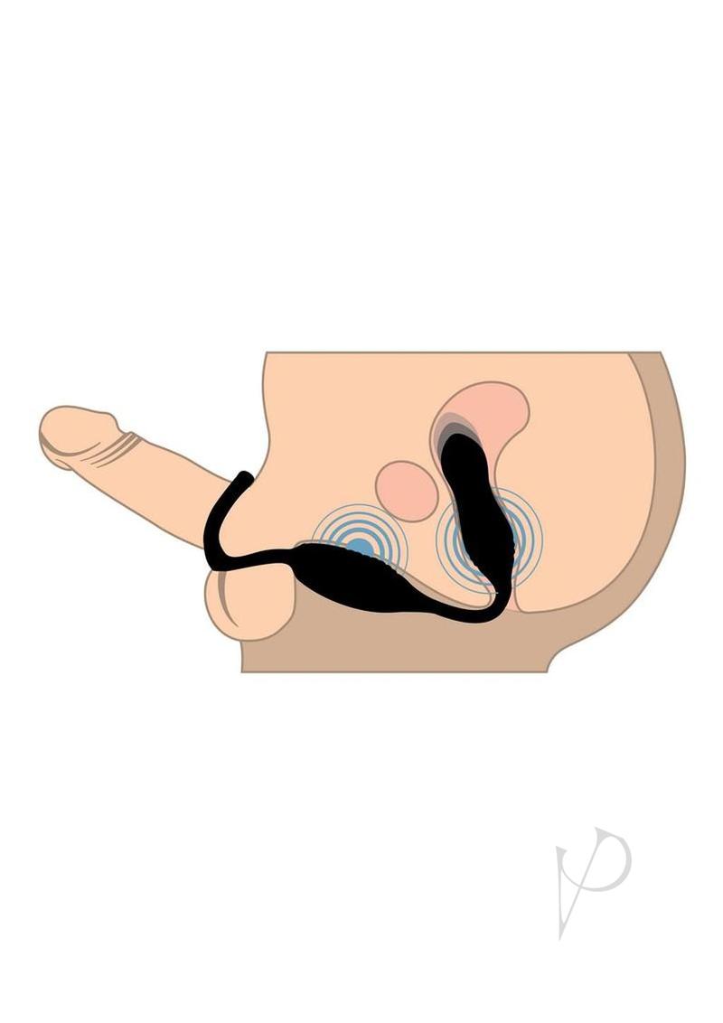 Jock Hyper Thrust Vibe Plug Cring Blk