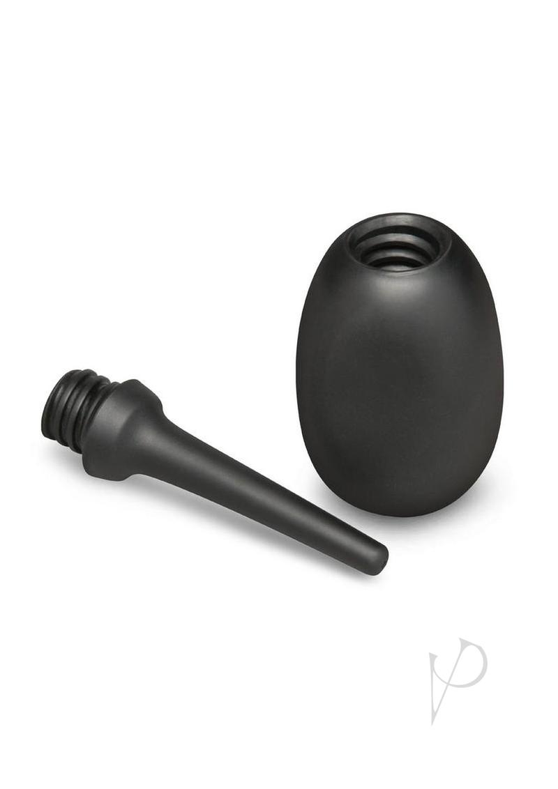 B-vibe Flexible Silicone Anal Douche Blk