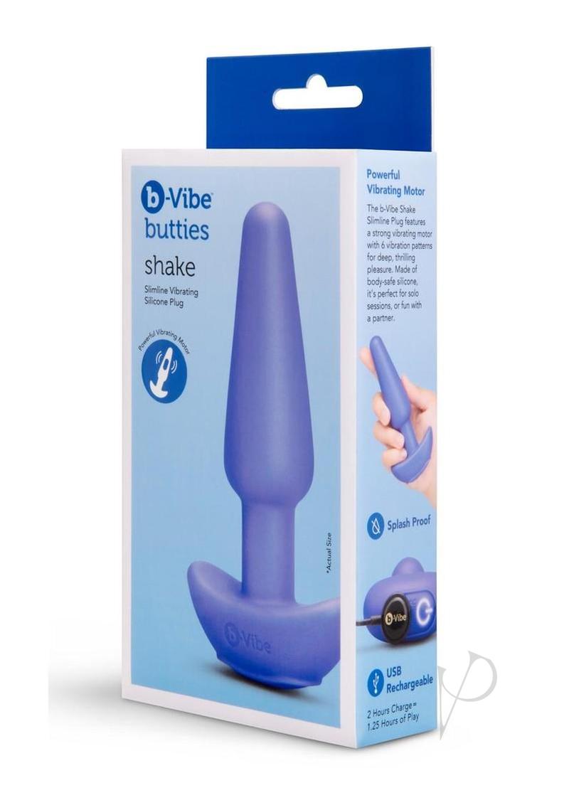 B-vibe Shake Plug Blue