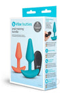 B-vibe Butties Anal Train Set 2pc Teal