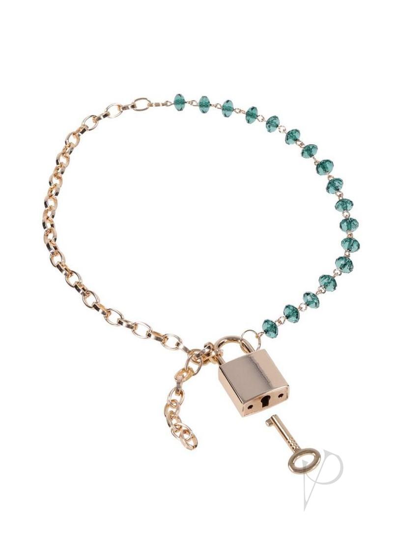 Sandm Indica Crystal Day Collar Grn/gld