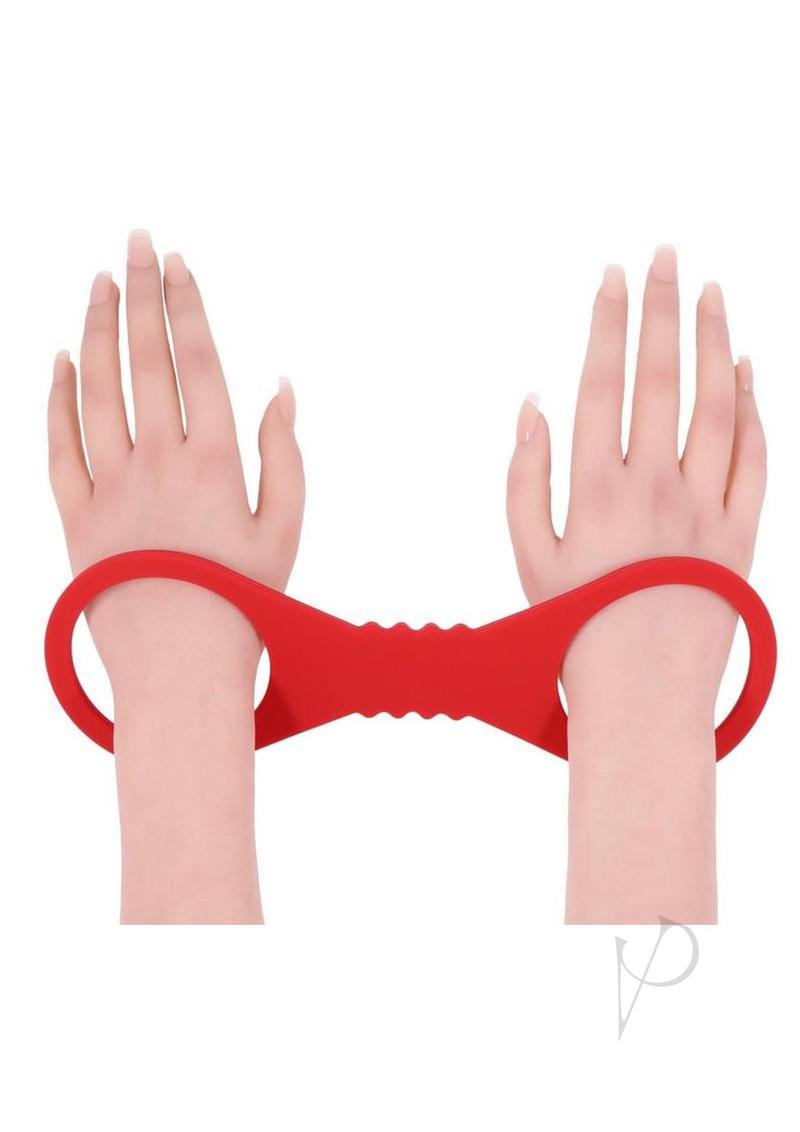 Sandm Amor Silicone Cuffs Lg Red