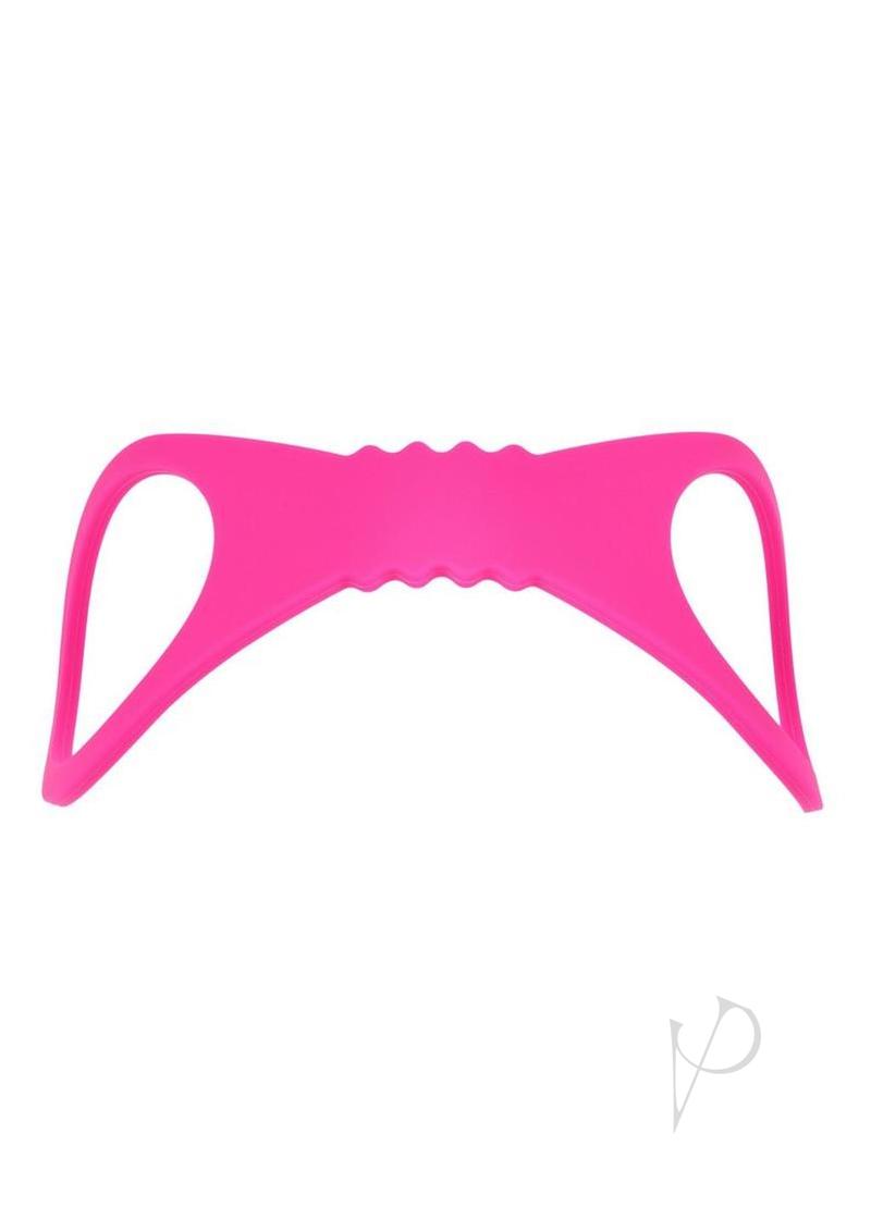 Sandm Hot Pink Silicone Cuffs Lg