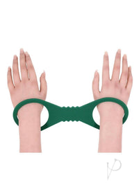 Sandm Indica Silicone Cuffs Lg Grn