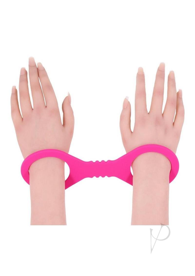 Sandm Hot Pink Silicone Cuffs Sm