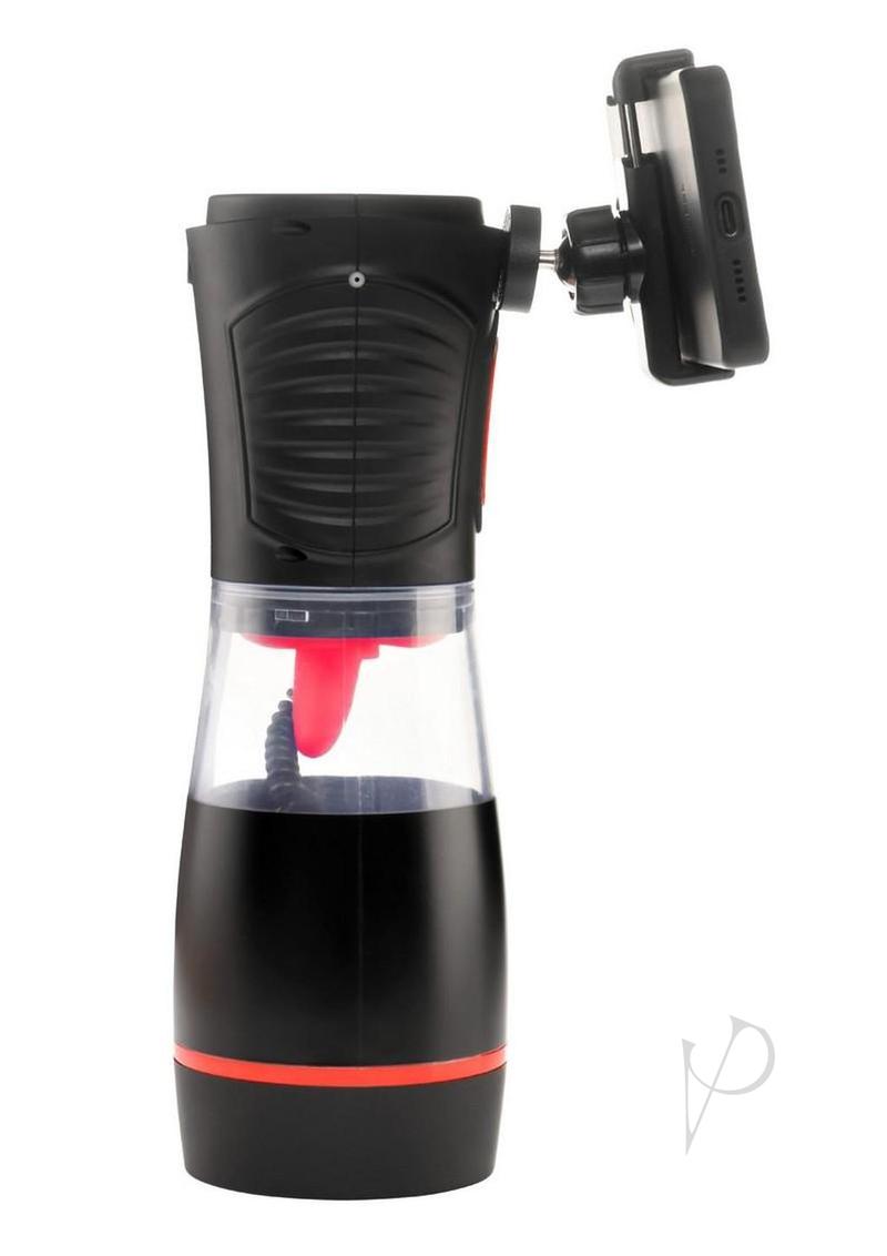 Bj Suck Lick Vibe Masturbator Blk/red