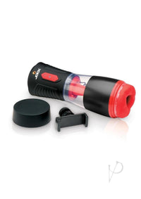 Bj Suck Lick Vibe Masturbator Blk/red