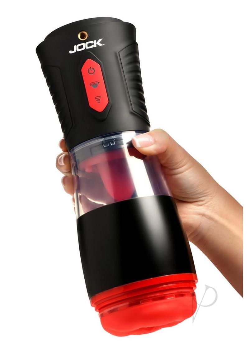 Bj Suck Lick Vibe Masturbator Blk/red