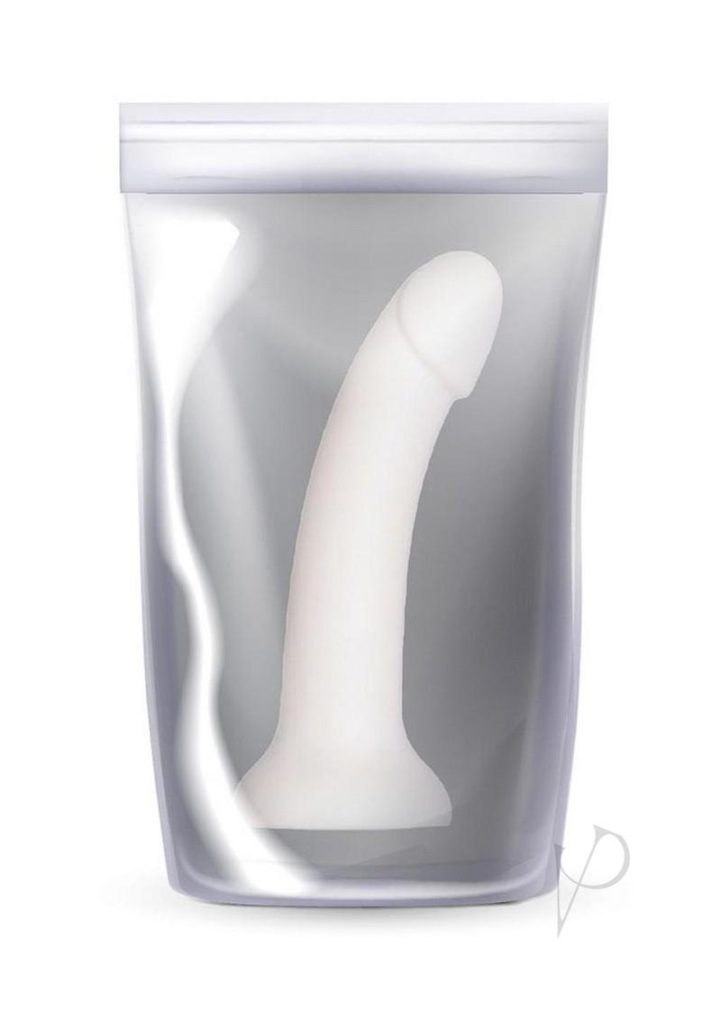 Liquid Silicone Dong 7 White