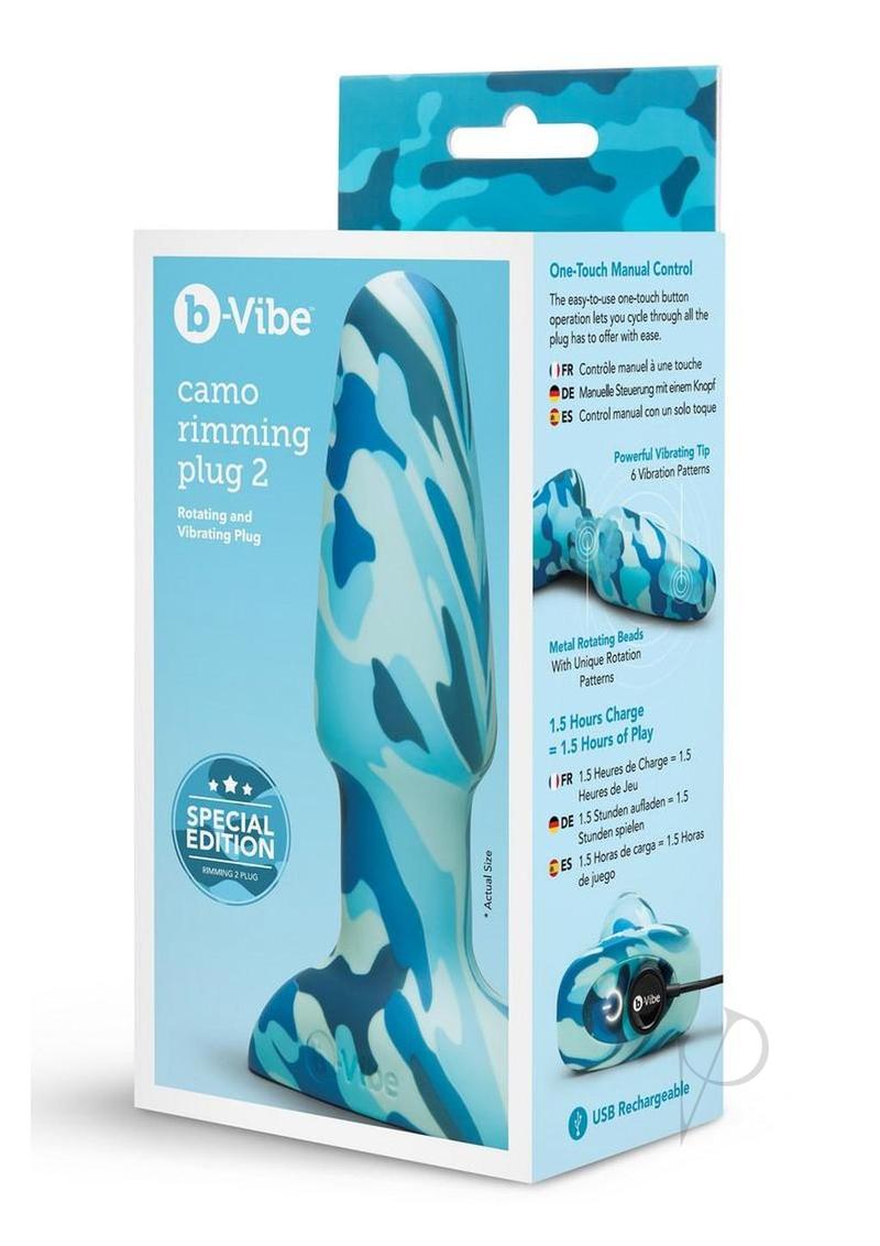 B-vibe Rimming Plug 2 Camo