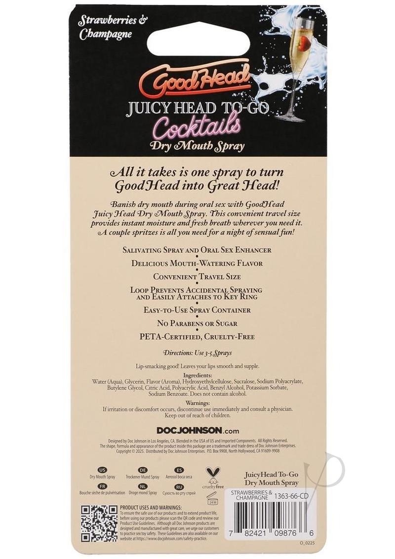 Juicy Head To Go Cocktail Stra/cham