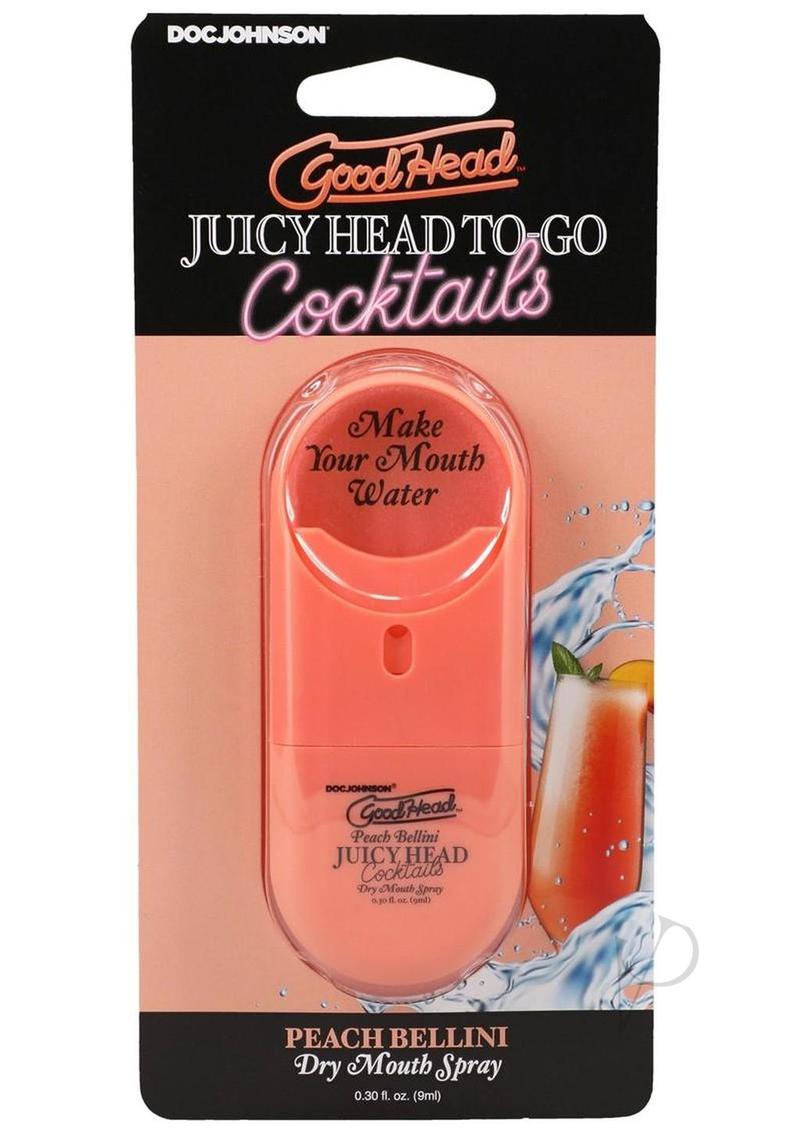 Juicy Head To Go Cocktail Peach Bellini