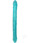 Crystal Jellies 18 Dbl Dong Teal